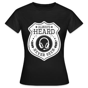 Notruf Leitstelle Einsatzzentrale - Frauen T-Shirt - Schwarz - Vorne - AI Model Female 172 dark (172cm)