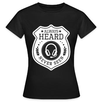 Notruf Leitstelle Einsatzzentrale - Frauen T-Shirt - Schwarz - Vorne - AI Model Female 172 dark (172cm)