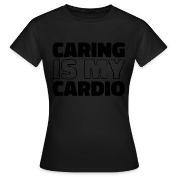 Infirmier - T-shirt Femme - noir - Devant - AI Model Female 172 dark (172cm)