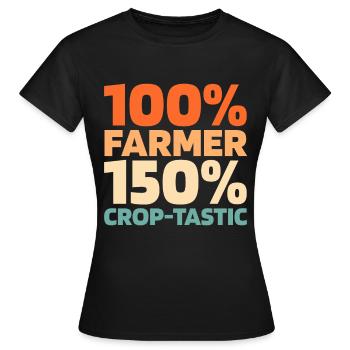 Farmer Farmer - Women's T-Shirt - black - Front - AI Model Female 172 dark (172cm)