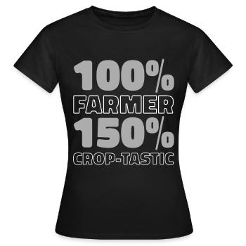 Agriculteur Agriculteur - T-shirt Femme - noir - Devant - AI Model Female 172 dark (172cm)