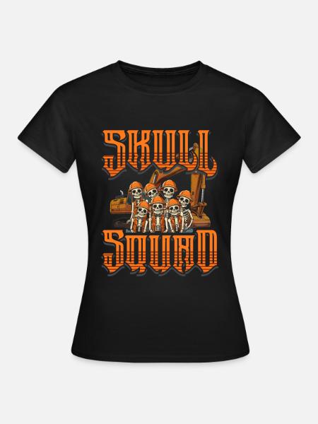 Baggerfahrer - Frauen T-Shirt - Schwarz