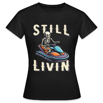Jet Ski - Frauen T-Shirt - Schwarz - Vorne - AI Model Female 172 dark (172cm)