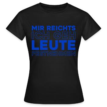 Plombier installateur - T-shirt Femme - noir - Devant - AI Model Female 172 dark (172cm)