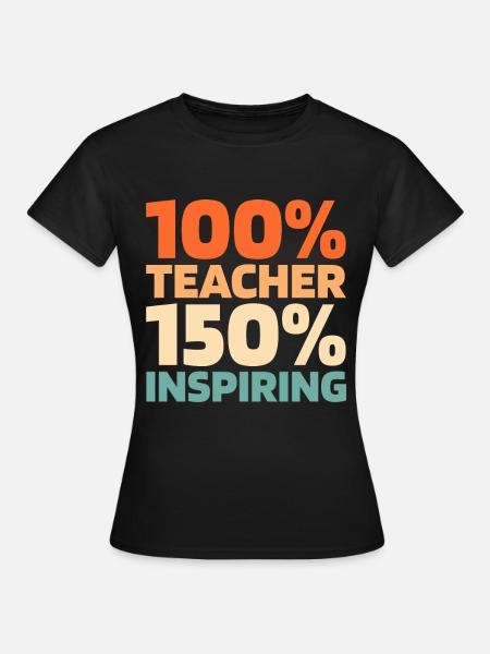 Lehrer Pädagoge - Frauen T-Shirt - Schwarz