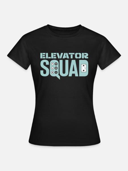 Fahrstuhl Aufzug - Frauen T-Shirt - Schwarz