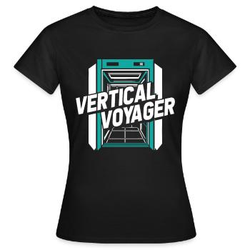 Elevator Elevator - Women's T-Shirt - black - Front - AI Model Female 172 dark (172cm)