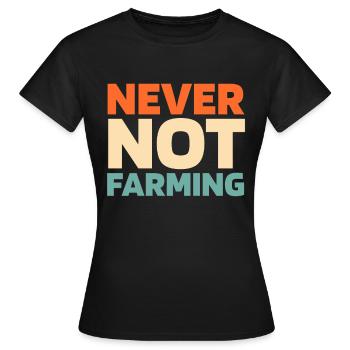 Farmer Farmer - Women's T-Shirt - black - Front - AI Model Female 172 dark (172cm)