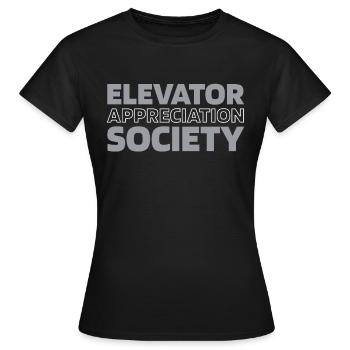 Elevator Elevator - Women's T-Shirt - black - Front - AI Model Female 172 dark (172cm)