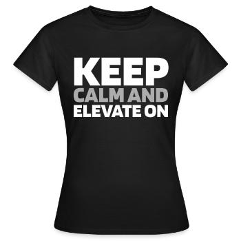 Elevator Elevator - Women's T-Shirt - black - Front - AI Model Female 172 dark (172cm)