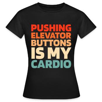 Elevator Elevator - Women's T-Shirt - black - Front - AI Model Female 172 dark (172cm)