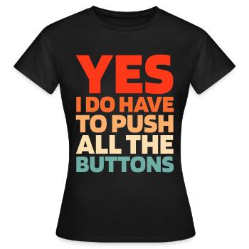 Elevator Elevator - Women's T-Shirt - black - Front - AI Model Female 172 dark (172cm)