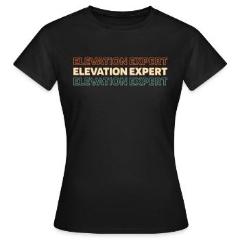 Elevator Elevator - Women's T-Shirt - black - Front - AI Model Female 172 dark (172cm)