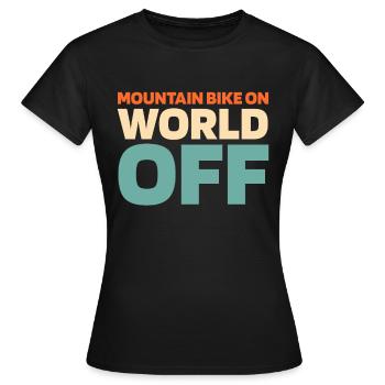 VTT VTT VTT - T-shirt Femme - noir - Devant - AI Model Female 172 dark (172cm)