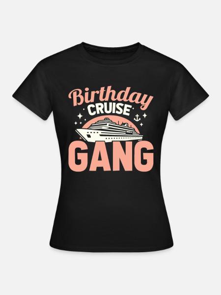 Kreuzfahrt - Frauen T-Shirt - Schwarz