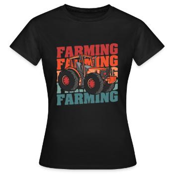 Farmer Farmer - Women's T-Shirt - black - Front - AI Model Female 172 dark (172cm)