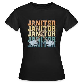 Caretaker - Women's T-Shirt - black - Front - AI Model Female 172 dark (172cm)