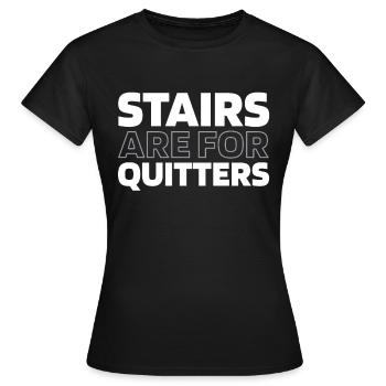 Elevator Elevator - Women's T-Shirt - black - Front - AI Model Female 172 dark (172cm)