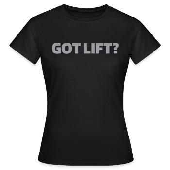 Elevator Elevator - Women's T-Shirt - black - Front - AI Model Female 172 dark (172cm)