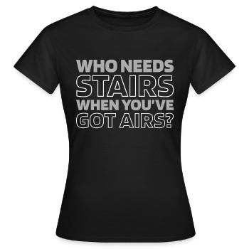 Elevator Elevator - Women's T-Shirt - black - Front - AI Model Female 172 dark (172cm)