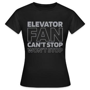 Elevator Elevator - Women's T-Shirt - black - Front - AI Model Female 172 dark (172cm)