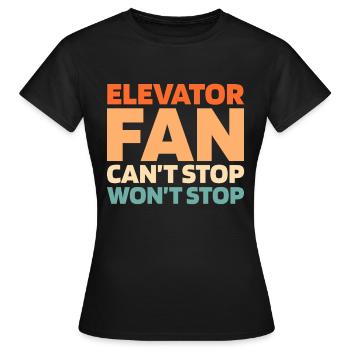 Elevator Elevator - Women's T-Shirt - black - Front - AI Model Female 172 dark (172cm)
