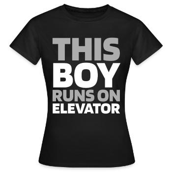 Elevator Elevator - Women's T-Shirt - black - Front - AI Model Female 172 dark (172cm)