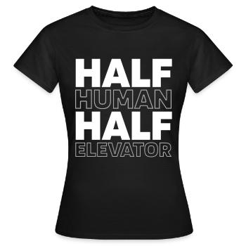 Elevator Elevator - Women's T-Shirt - black - Front - AI Model Female 172 dark (172cm)
