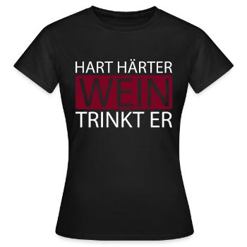Vigneron - T-shirt Femme - noir - Devant - AI Model Female 172 dark (172cm)