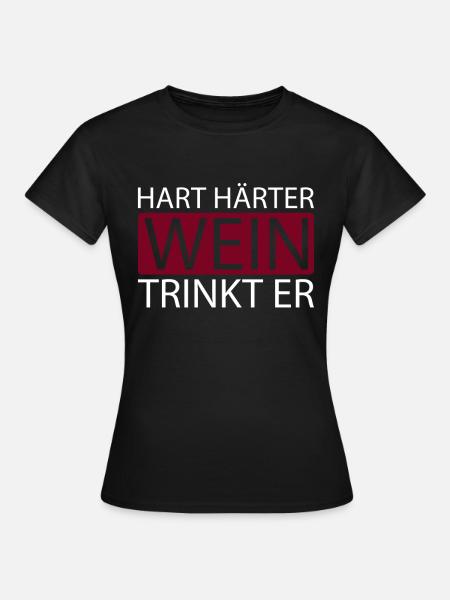 Wein Winzer - Frauen T-Shirt - Schwarz