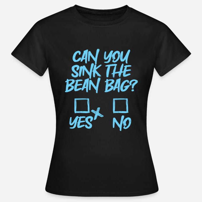 Cornhole Blind Hole Game Funny - Women's T-Shirt - black