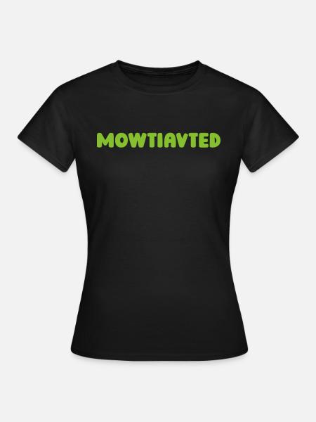 Rasenmäher Mähen - Frauen T-Shirt - Schwarz