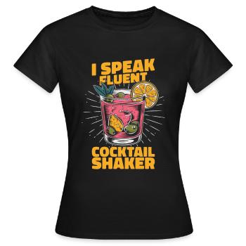 Barman Barman - T-shirt Femme - noir - Devant - AI Model Female 172 dark (172cm)