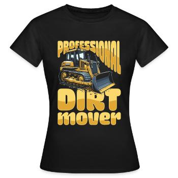 Bulldozer Planierraupe - T-shirt Femme - noir - Devant - AI Model Female 172 dark (172cm)