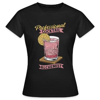 Barman Barman - T-shirt Femme - noir - Devant - AI Model Female 172 dark (172cm)