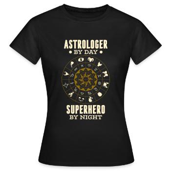 Astrologie Astrologe - Frauen T-Shirt - Schwarz - Vorne - AI Model Female 172 dark (172cm)
