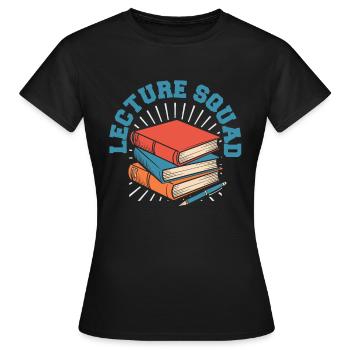 University Lecturer Kader - Women's T-Shirt - black - Front - AI Model Female 172 dark (172cm)