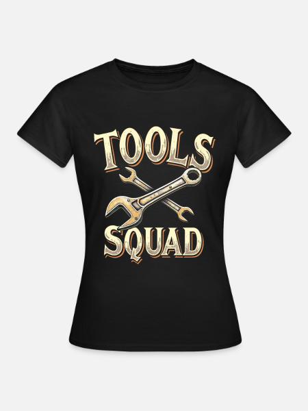 Monteur Kader - Frauen T-Shirt - Schwarz