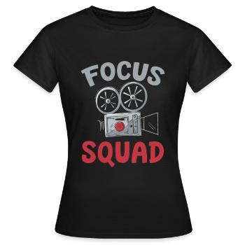 Kameramann Kader - Frauen T-Shirt - Schwarz - Vorne - AI Model Female 172 dark (172cm)