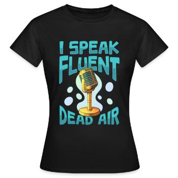 Ansager - Frauen T-Shirt - Schwarz - Vorne - AI Model Female 172 dark (172cm)