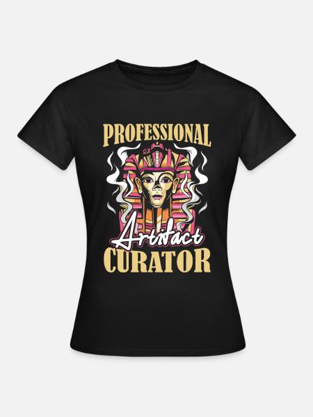 Kurator - Frauen T-Shirt - Schwarz