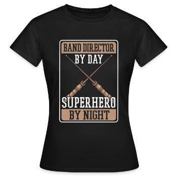 Directeur de l’orchestre - T-shirt Femme - noir - Devant - AI Model Female 172 dark (172cm)