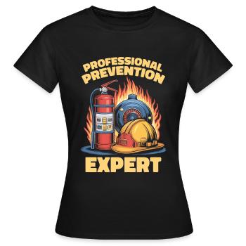 Incendies - T-shirt Femme - noir - Devant - AI Model Female 172 dark (172cm)