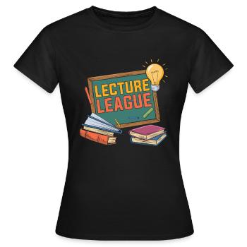 University Lecturer Team - Women's T-Shirt - black - Front - AI Model Female 172 dark (172cm)