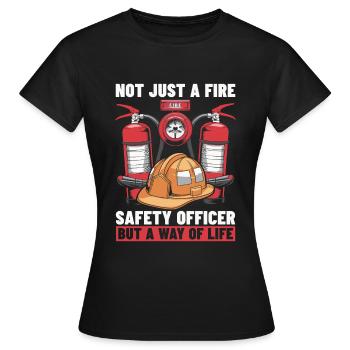 Incendies - T-shirt Femme - noir - Devant - AI Model Female 172 dark (172cm)