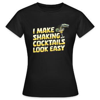 Barman Barman - T-shirt Femme - noir - Devant - AI Model Female 172 dark (172cm)