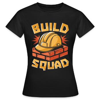 Baumeister Kader - Frauen T-Shirt - Schwarz - Vorne - AI Model Female 172 dark (172cm)