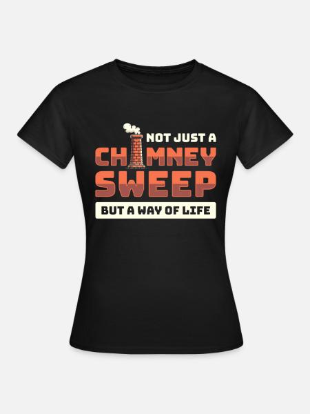 Schornsteinfeger - Frauen T-Shirt - Schwarz