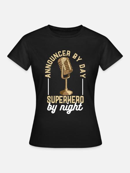 Ansager - Frauen T-Shirt - Schwarz