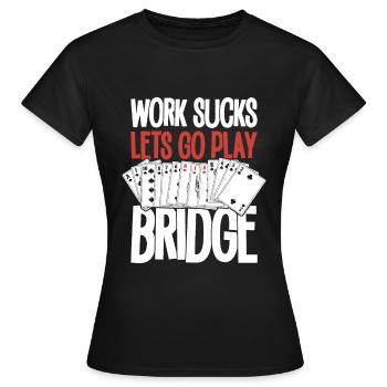 Bridge - Women's T-Shirt - black - Front - AI Model Female 172 dark (172cm)